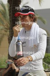 Charles Pic (FRA) Marussia F1 Team. 21.04.2012. Formula 1 World Championship, Rd 4, Bahrain Grand Prix, Sakhir, Bahrain, Qualifying Day