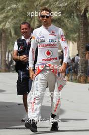 Jenson Button (GBR) McLaren. 21.04.2012. Formula 1 World Championship, Rd 4, Bahrain Grand Prix, Sakhir, Bahrain, Qualifying Day