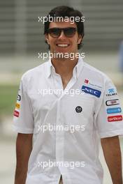 Sergio Perez (MEX) Sauber. 21.04.2012. Formula 1 World Championship, Rd 4, Bahrain Grand Prix, Sakhir, Bahrain, Qualifying Day