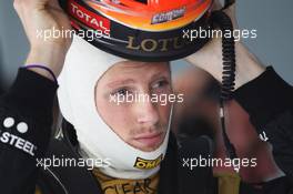 Romain Grosjean (FRA) Lotus F1 Team. 21.04.2012. Formula 1 World Championship, Rd 4, Bahrain Grand Prix, Sakhir, Bahrain, Qualifying Day