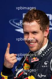 Sebastian Vettel (GER), Red Bull Racing  21.04.2012. Formula 1 World Championship, Rd 4, Bahrain Grand Prix, Sakhir, Bahrain, Qualifying Day