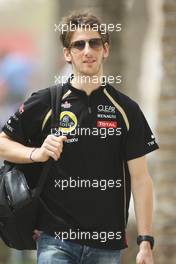 Romain Grosjean (FRA) Lotus F1 Team. 21.04.2012. Formula 1 World Championship, Rd 4, Bahrain Grand Prix, Sakhir, Bahrain, Qualifying Day