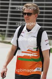 Nico Hulkenberg (GER) Sahara Force India F1. 21.04.2012. Formula 1 World Championship, Rd 4, Bahrain Grand Prix, Sakhir, Bahrain, Qualifying Day