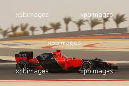 Timo Glock (GER) Marussia F1 Team MR01. 21.04.2012. Formula 1 World Championship, Rd 4, Bahrain Grand Prix, Sakhir, Bahrain, Qualifying Day