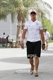 Michael Schumacher (GER) Mercedes AMG F1. 21.04.2012. Formula 1 World Championship, Rd 4, Bahrain Grand Prix, Sakhir, Bahrain, Qualifying Day