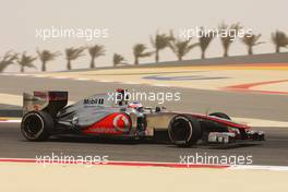 Jenson Button (GBR) McLaren MP4/27. 21.04.2012. Formula 1 World Championship, Rd 4, Bahrain Grand Prix, Sakhir, Bahrain, Qualifying Day