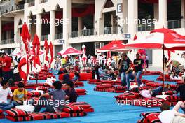 Fans and atmosphere. Motor Racing - Formula One World Championship - Bahrain Grand Prix - Race Day - Sakhir, Bahrain