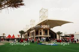Fans and atmosphere. Motor Racing - Formula One World Championship - Bahrain Grand Prix - Race Day - Sakhir, Bahrain