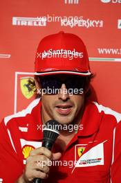 Fernando Alonso (ESP) Ferrari. 19.04.2012. Formula 1 World Championship, Rd 4, Bahrain Grand Prix, Sakhir, Bahrain, Preparation Day