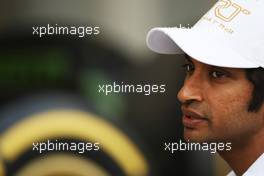 Narain Karthikeyan (IND) Hispania Racing F1 Te 19.04.2012. Formula 1 World Championship, Rd 4, Bahrain Grand Prix, Sakhir, Bahrain, Preparation Day