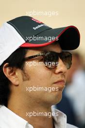 Sergio Perez (MEX) Sauber. 19.04.2012. Formula 1 World Championship, Rd 4, Bahrain Grand Prix, Sakhir, Bahrain, Preparation Day