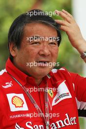 Hirohide Hamashima (JPN) Ferrari Tyre Engineer. 19.04.2012. Formula 1 World Championship, Rd 4, Bahrain Grand Prix, Sakhir, Bahrain, Preparation Day