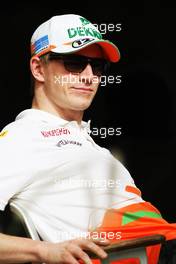 Nico Hulkenberg (GER) Sahara Force India F1. 19.04.2012. Formula 1 World Championship, Rd 4, Bahrain Grand Prix, Sakhir, Bahrain, Preparation Day