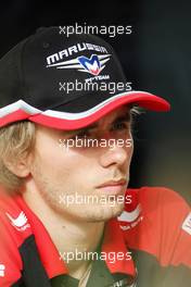 Charles Pic (FRA) Marussia F1 Team. 19.04.2012. Formula 1 World Championship, Rd 4, Bahrain Grand Prix, Sakhir, Bahrain, Preparation Day