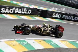 Romain Grosjean (FRA) Lotus F1 E20. 23.11.2012. Formula 1 World Championship, Rd 20, Brazilian Grand Prix, Sao Paulo, Brazil, Practice Day.