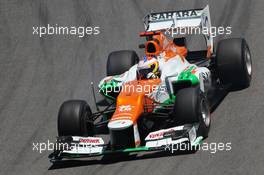 Paul di Resta (GBR) Sahara Force India VJM05. 23.11.2012. Formula 1 World Championship, Rd 20, Brazilian Grand Prix, Sao Paulo, Brazil, Practice Day.