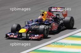 Mark Webber (AUS) Red Bull Racing RB8. 23.11.2012. Formula 1 World Championship, Rd 20, Brazilian Grand Prix, Sao Paulo, Brazil, Practice Day.