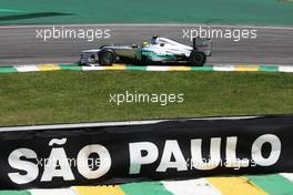 Nico Rosberg (GER) Mercedes AMG F1 W03. 23.11.2012. Formula 1 World Championship, Rd 20, Brazilian Grand Prix, Sao Paulo, Brazil, Practice Day.