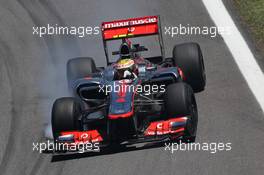 Lewis Hamilton (GBR) McLaren MP4/27. 23.11.2012. Formula 1 World Championship, Rd 20, Brazilian Grand Prix, Sao Paulo, Brazil, Practice Day.