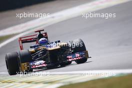 Daniel Ricciardo (AUS) Scuderia Toro Rosso STR7. 23.11.2012. Formula 1 World Championship, Rd 20, Brazilian Grand Prix, Sao Paulo, Brazil, Practice Day.