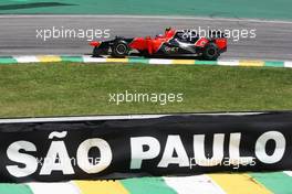 Charles Pic (FRA) Marussia F1 Team MR01. 23.11.2012. Formula 1 World Championship, Rd 20, Brazilian Grand Prix, Sao Paulo, Brazil, Practice Day.