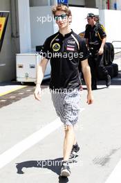 Romain Grosjean (FRA) Lotus F1 Team. 23.11.2012. Formula 1 World Championship, Rd 20, Brazilian Grand Prix, Sao Paulo, Brazil, Practice Day.