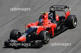 Charles Pic (FRA) Marussia F1 Team MR01. 23.11.2012. Formula 1 World Championship, Rd 20, Brazilian Grand Prix, Sao Paulo, Brazil, Practice Day.