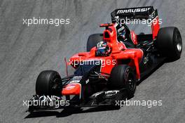 Timo Glock (GER) Marussia F1 Team MR01. 23.11.2012. Formula 1 World Championship, Rd 20, Brazilian Grand Prix, Sao Paulo, Brazil, Practice Day.