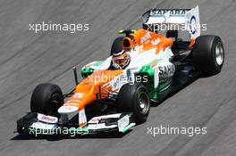 Nico Hulkenberg (GER) Sahara Force India F1 VJM05. 23.11.2012. Formula 1 World Championship, Rd 20, Brazilian Grand Prix, Sao Paulo, Brazil, Practice Day.