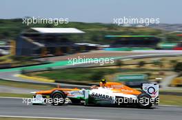 Nico Hulkenberg (GER) Sahara Force India F1 VJM05. 23.11.2012. Formula 1 World Championship, Rd 20, Brazilian Grand Prix, Sao Paulo, Brazil, Practice Day.