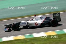 Kamui Kobayashi (JAP), Sauber F1 Team  23.11.2012. Formula 1 World Championship, Rd 20, Brazilian Grand Prix, Sao Paulo, BRA, Practice Day