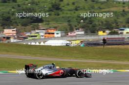 Lewis Hamilton (GBR) McLaren MP4/27. 23.11.2012. Formula 1 World Championship, Rd 20, Brazilian Grand Prix, Sao Paulo, Brazil, Practice Day.