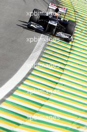 Bruno Senna (BRA) Williams FW34. 23.11.2012. Formula 1 World Championship, Rd 20, Brazilian Grand Prix, Sao Paulo, Brazil, Practice Day.