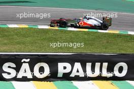 Lewis Hamilton (GBR) McLaren MP4/27. 23.11.2012. Formula 1 World Championship, Rd 20, Brazilian Grand Prix, Sao Paulo, Brazil, Practice Day.