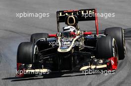 Kimi Raikkonen (FIN) Lotus F1 E20. 23.11.2012. Formula 1 World Championship, Rd 20, Brazilian Grand Prix, Sao Paulo, Brazil, Practice Day.