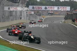 Heikki Kovalainen (FIN), Caterham F1 Team  25.11.2012. Formula 1 World Championship, Rd 20, Brazilian Grand Prix, Sao Paulo, BRA, Race Day