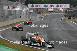 Nico Hulkenberg (GER), Sahara Force India Formula One Team  25.11.2012. Formula 1 World Championship, Rd 20, Brazilian Grand Prix, Sao Paulo, BRA, Race Day