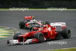 Felipe Massa (BRA) Ferrari F2012. 25.11.2012. Formula 1 World Championship, Rd 20, Brazilian Grand Prix, Sao Paulo, Brazil, Race Day.