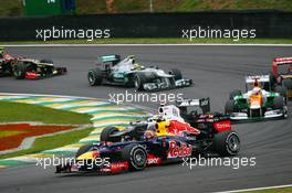Mark Webber (AUS) Red Bull Racing RB8. 25.11.2012. Formula 1 World Championship, Rd 20, Brazilian Grand Prix, Sao Paulo, Brazil, Race Day.