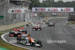 Nico Hulkenberg (GER), Sahara Force India Formula One Team  25.11.2012. Formula 1 World Championship, Rd 20, Brazilian Grand Prix, Sao Paulo, BRA, Race Day