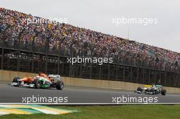 Paul di Resta (GBR) Sahara Force India VJM05. 25.11.2012. Formula 1 World Championship, Rd 20, Brazilian Grand Prix, Sao Paulo, Brazil, Race Day.