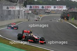 Lewis Hamilton (GBR), McLaren Mercedes  25.11.2012. Formula 1 World Championship, Rd 20, Brazilian Grand Prix, Sao Paulo, BRA, Race Day