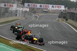 Sebastian Vettel (GER), Red Bull Racing  25.11.2012. Formula 1 World Championship, Rd 20, Brazilian Grand Prix, Sao Paulo, BRA, Race Day