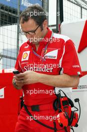 Stefano Domenicali (ITA) Ferrari General Director. 24.11.2012. Formula 1 World Championship, Rd 20, Brazilian Grand Prix, Sao Paulo, Brazil, Qualifying Day.
