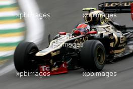 Romain Grosjean (FRA), Lotus F1 Team  24.11.2012. Formula 1 World Championship, Rd 20, Brazilian Grand Prix, Sao Paulo, BRA, Qualifying Day