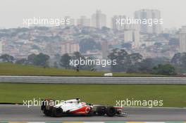 Jenson Button (GBR) McLaren MP4/27. 24.11.2012. Formula 1 World Championship, Rd 20, Brazilian Grand Prix, Sao Paulo, Brazil, Qualifying Day.