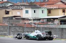 Nico Rosberg (GER) Mercedes AMG F1 W03. 24.11.2012. Formula 1 World Championship, Rd 20, Brazilian Grand Prix, Sao Paulo, Brazil, Qualifying Day.