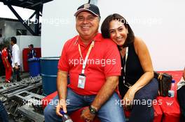 Luiz Antonio Massa (BRA) and Ana Elena Massa (BRA), mother and father of Felipe Massa (BRA) Ferrari. 24.11.2012. Formula 1 World Championship, Rd 20, Brazilian Grand Prix, Sao Paulo, Brazil, Qualifying Day.