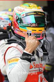 pole for Lewis Hamilton (GBR), McLaren Mercedes  24.11.2012. Formula 1 World Championship, Rd 20, Brazilian Grand Prix, Sao Paulo, BRA, Qualifying Day