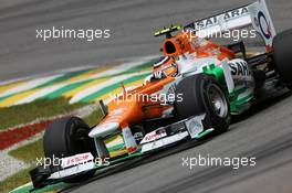 Nico Hulkenberg (GER) Sahara Force India F1 VJM05. 24.11.2012. Formula 1 World Championship, Rd 20, Brazilian Grand Prix, Sao Paulo, Brazil, Qualifying Day.